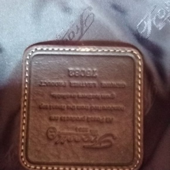 Authentic FOSSIL black leather handbag - Picture 3 of 3